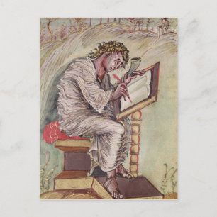 St. Matthew, from the Ebbo Gospels Postcard