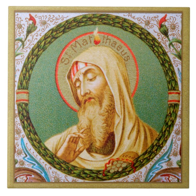 St. Matthew the Apostle (JMAS 08) Ceramic Tile (Front)