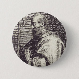 St. Matthew the Evangelist - Fine Art Reproduction 6 Cm Round Badge