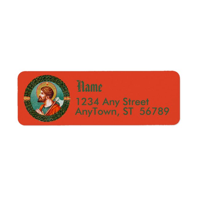 St. Matthias the Apostle (JMAS 09) Return Address Label (Front)