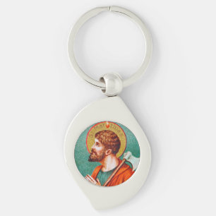 St. Matthias the Apostle (JMAS 09) Swirl Key Ring