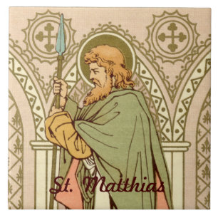 St. Matthias the Apostle (RLS 11) Ceramic Tile