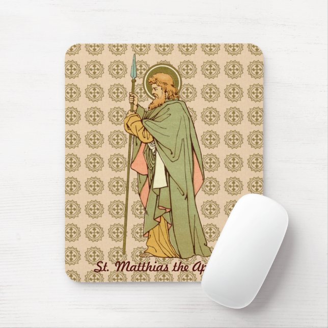 St. Matthias the Apostle (RLS 11) (Style 2) Mouse Pad (With Mouse)