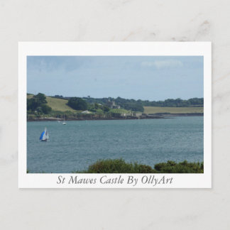 St Mawes Castle By OllyArt Photography Postcard