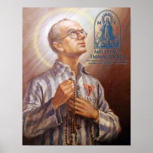 St Maximilian Kolbe Poster