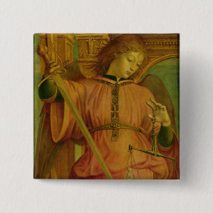 St. Michael 15 Cm Square Badge