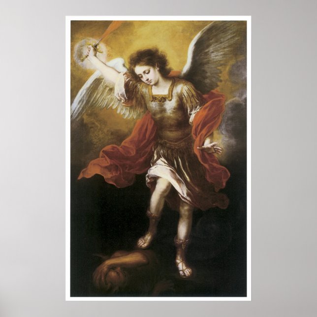 St. Michael, 1665-66 Bartolome Esteban Murillo Poster (Front)