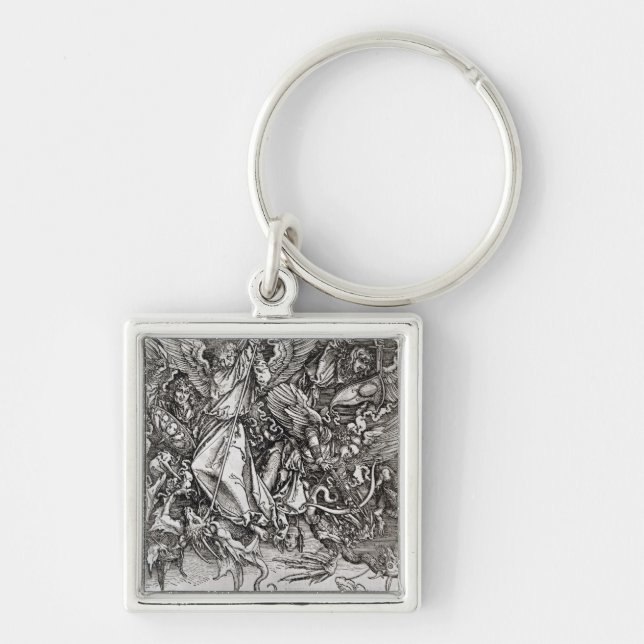 St. Michael and the Dragon, from a Latin Key Ring (Front)