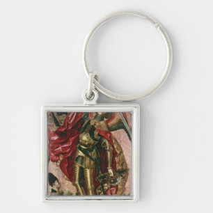 St. Michael and the Dragon Key Ring