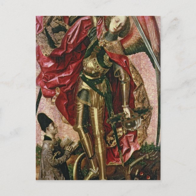 St. Michael and the Dragon Postcard (Front)