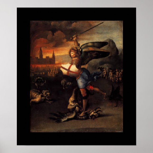 St MICHAEL AND THE DRAGON Poster (Front)