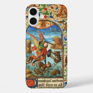 ST. MICHAEL ARCHANGEL AND DRAGON Flemish Miniature iPhone 16 Plus Case