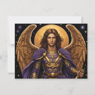 St Michael Archangel Catholic Postcard