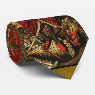 St. Michael Archangel Defeating The Devil Tie