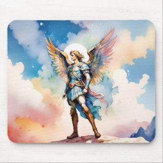 St Michael Archangel mouse par Mouse Pad