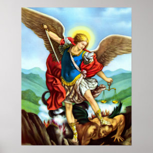 St Michael Archangel Poster San Miguel Arcangel
