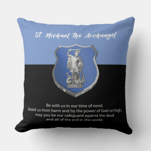 St. Michael Archangel Prayer Thinking of You Cushion