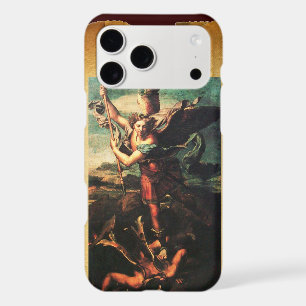 St MICHAEL ARCHANGEL VANGUISHING SATAN Monogram