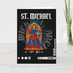 St Michael Christian  Card