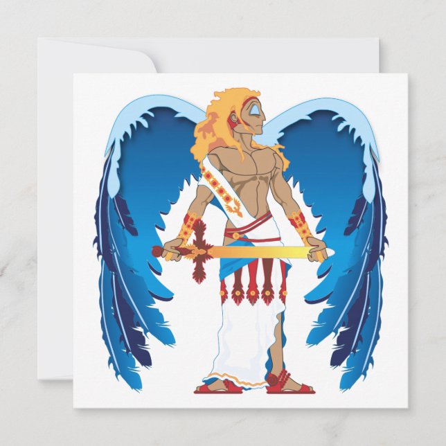 St. Michael Custom Invitation (Front)