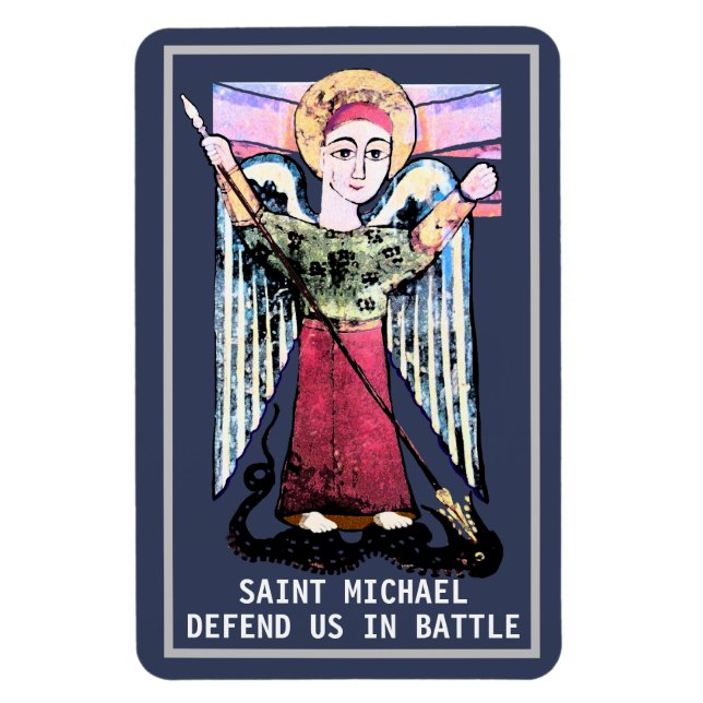 St Michael defend us  Magnet (Vertical)