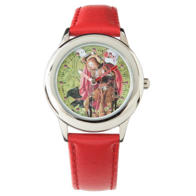 ST. MICHAEL ,DRAGON AND JUSTICE WATCH (Front)