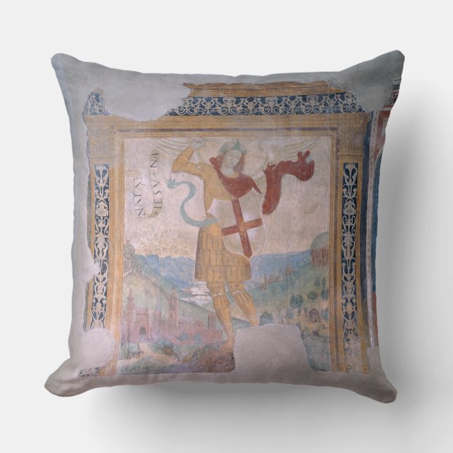 St. Michael (fresco) Cushion (Front)