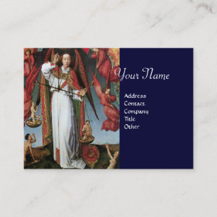 ST. MICHAEL IN THE LAST JUDGEMENT BUSINESS CARD