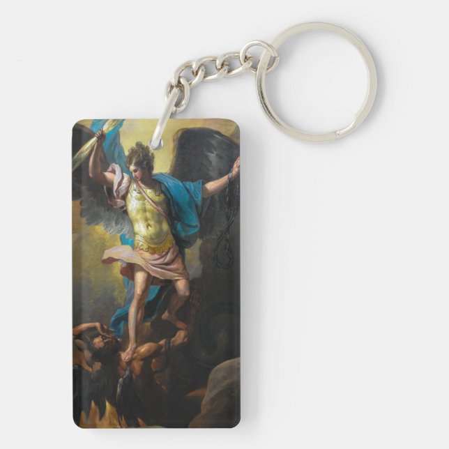 St Michael Keychain (Back)