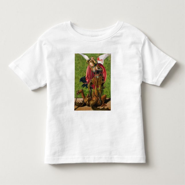 St. Michael Killing the Dragon Toddler T-Shirt (Front)