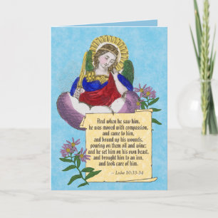 St. Michael (M 09) EMS/EMT Blank Greeting Card