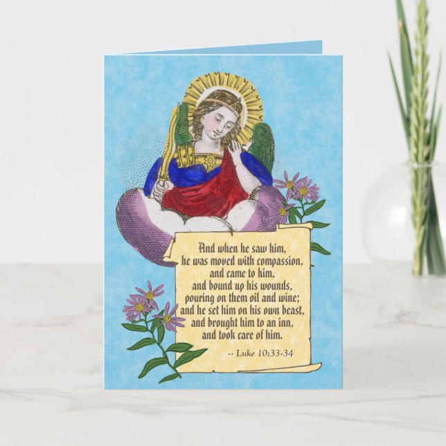 St. Michael (M 09) EMS/EMT Blessings Card (Front)