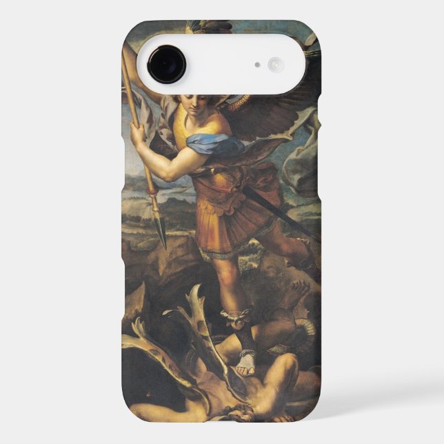 St. Michael Overwhelming the Demon, 1518 Case-Mate iPhone Case (Back)