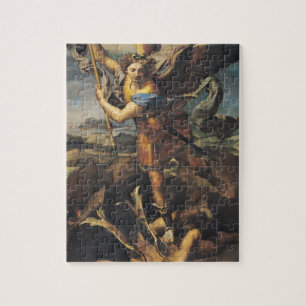St. Michael Overwhelming the Demon, 1518 Jigsaw Puzzle