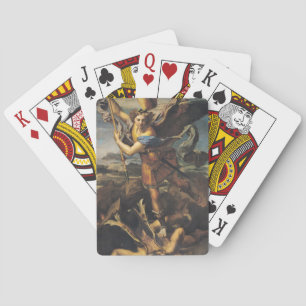 St. Michael Overwhelming the Demon, 1518 Playing Cards