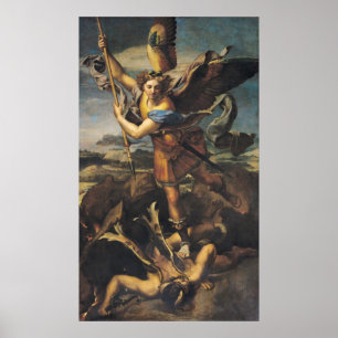 St. Michael Overwhelming the Demon, 1518 Poster