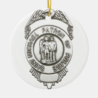 St. Michael Patrol Saint of Police Ceramic Ornament