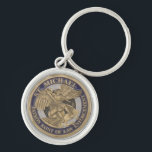St MICHAEL PATRON SAINT OF LAW ENFORCEMENT Key Ring<br><div class="desc">St MICHAEL PATRON SAINT OF LAW ENFORCEMENT</div>