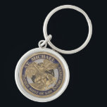 St MICHAEL PATRON SAINT OF LAW ENFORCEMENT Key Ring<br><div class="desc">St MICHAEL PATRON SAINT OF LAW ENFORCEMENT</div>