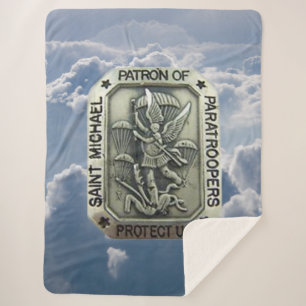 St. MICHAEL Sherpa Blanket