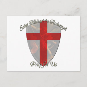 St Michael - Shield Postcard