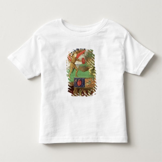 St. Michael Slaying the Dragon Toddler T-Shirt (Front)