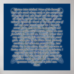 St Michael - Swords and Shield Poster