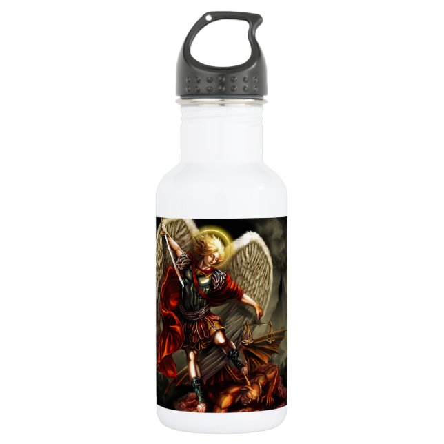 St. Michael the Archangel 532 Ml Water Bottle (Front)