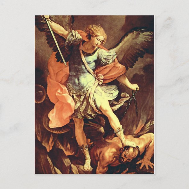 St. Michael the Archangel by Reni Postcard (Front)