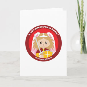 St. Michael the Archangel Card