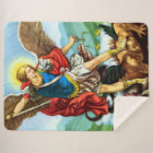 St Michael the Archangel Catholic Fleece Blanket