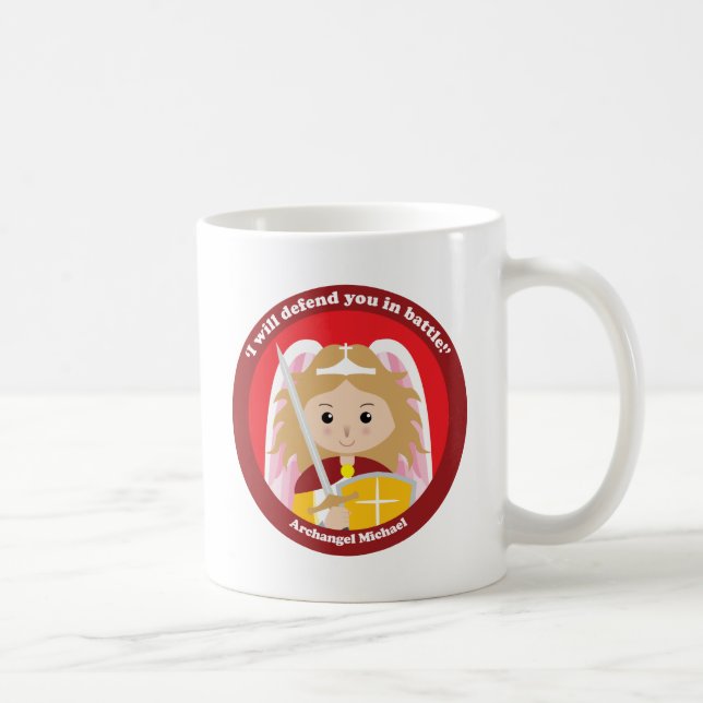 St. Michael the Archangel Coffee Mug (Right)