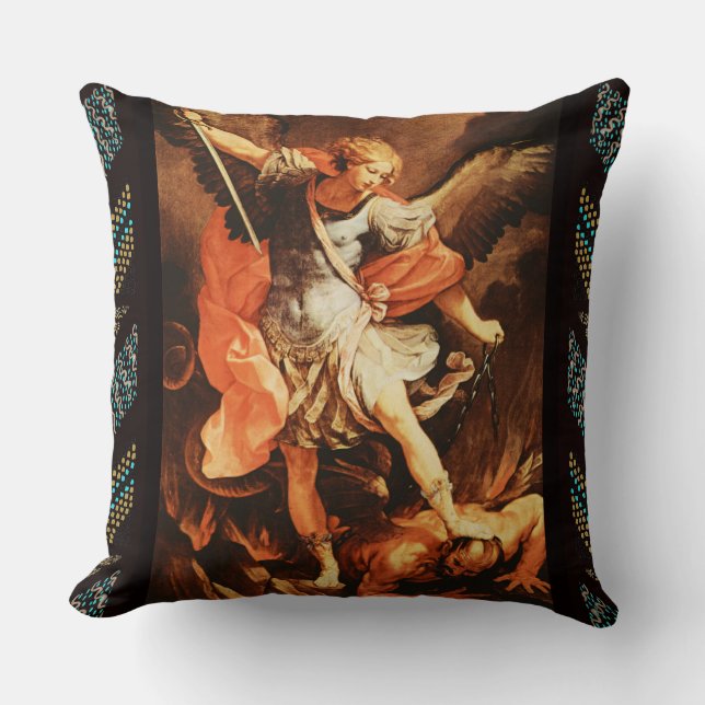 St. Michael the Archangel Cushion (Front)