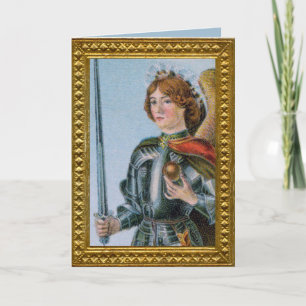 St. Michael the Archangel (detail; M 017) Card